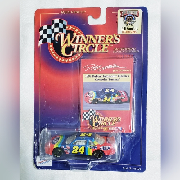 LOT-Nascar Jeff Gordon Hat, Diecast Racecar, Figure - Picture 5 of 9